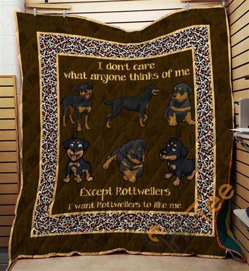 Rottweiler 09 Quilt Blanket Bedding Set