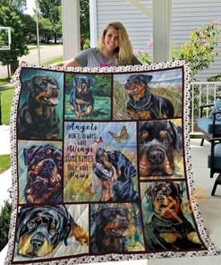 Rottweilers Quilt Blanket Bedding Set