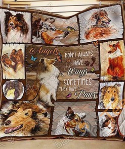 Rough Collie Quilt Blanket Bedding Set