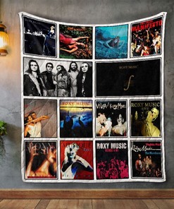 Roxy Music Album Covers Quilt Blanket Bedding Set