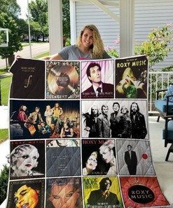 Roxy Music Compilation Albums Quilt Blanket Bedding Set
