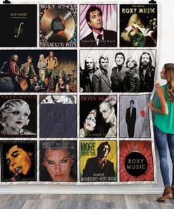 Roxy Music Compilation Albums Quilt Blanket New Arrival