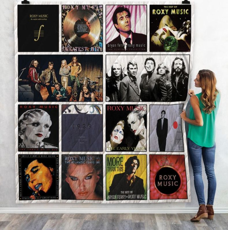 Roxy Music Compilations Albums Quilt Blanket