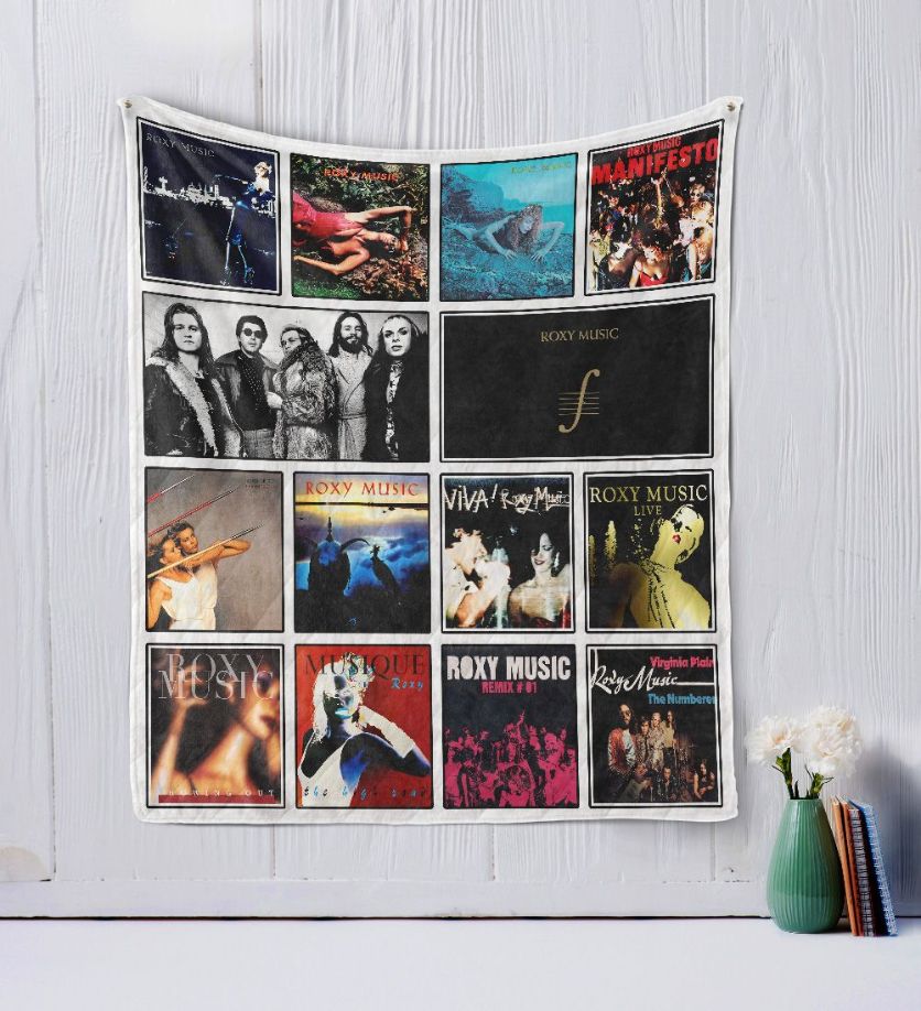 Roxy Music Quilt Blanket Bedding Set for Home Décor