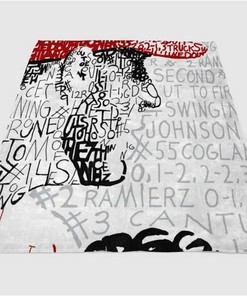 Roy Halladay Artwork Sherpa Fleece Blanket Gifts for Family, for Couple