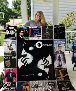 Roy Orbison Lonely And Blue Quilt Blanket Bedding Set Great Customized Blanket Gifts For Birthday Christmas Thanksgiving