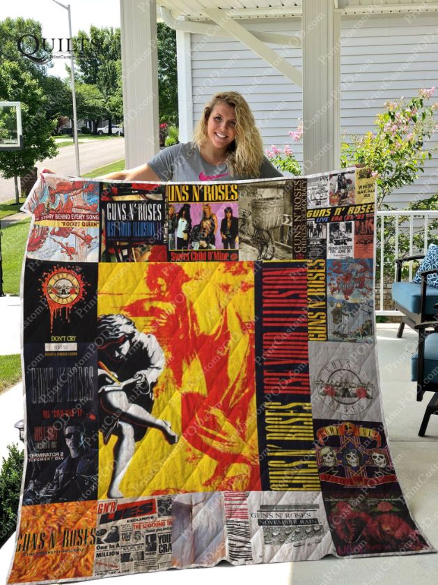 Run Roses Albums Quilt Blanket Bedding Set For Fans