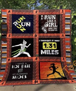 Running Spirit Quilt Blanket Bedding Set