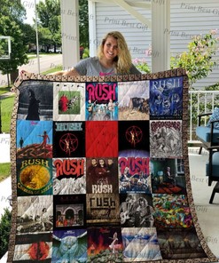Rush Albums Cover Poster Quilt Blanket Bedding Set