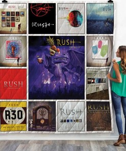Rush Band Complication Albums Quilt Blanket Bedding Set For Fans