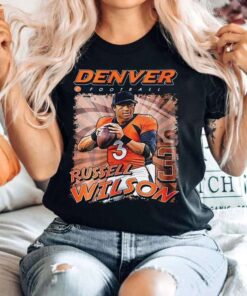 Russell Wilson 3 Denver Broncos T-Shirt