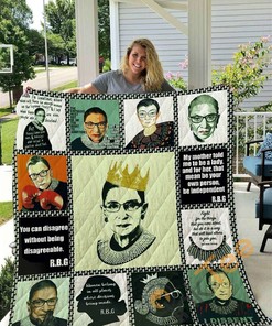Ruth Bader Ginsburg Quilt Blanket Bedding Set