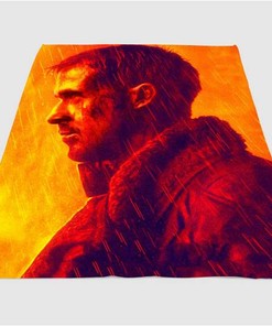 Ryan Gosling Red Light Blade Runner 2049 Sherpa Fleece Blanket Gifts for Family, for Couple
