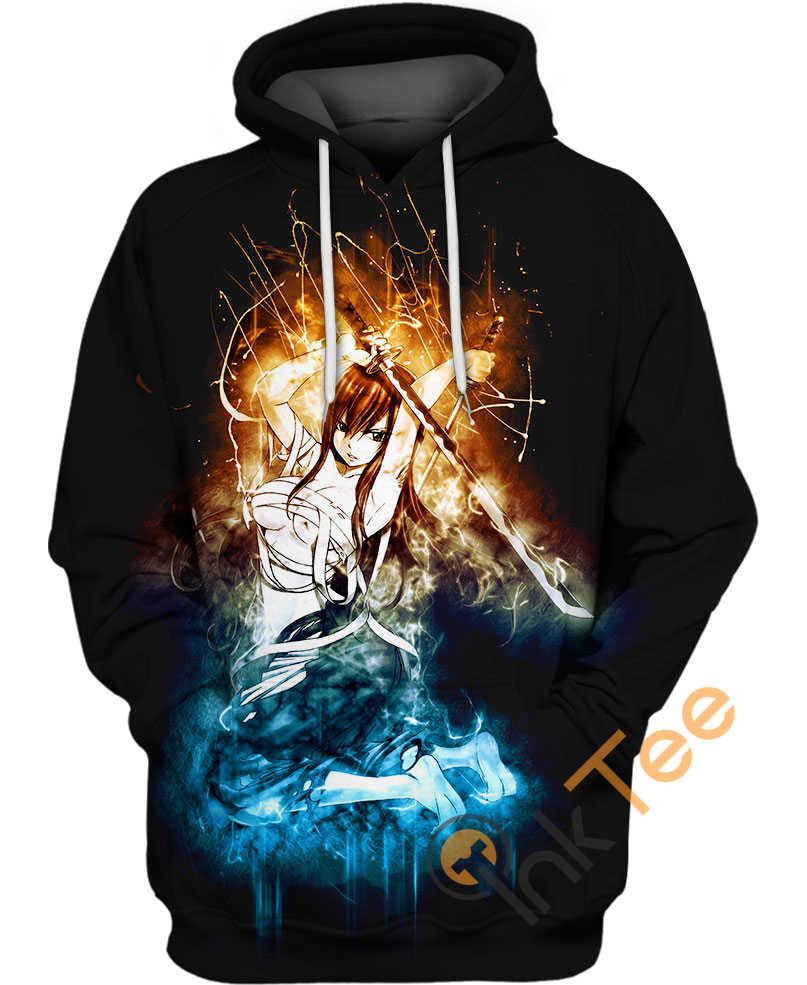 S Body Shape Of Erza Scarlet Hoodie 3D