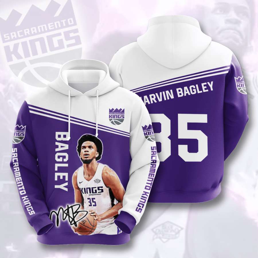 Sacramento Kings Custom Sport All Over Print Hoodie 3D 1