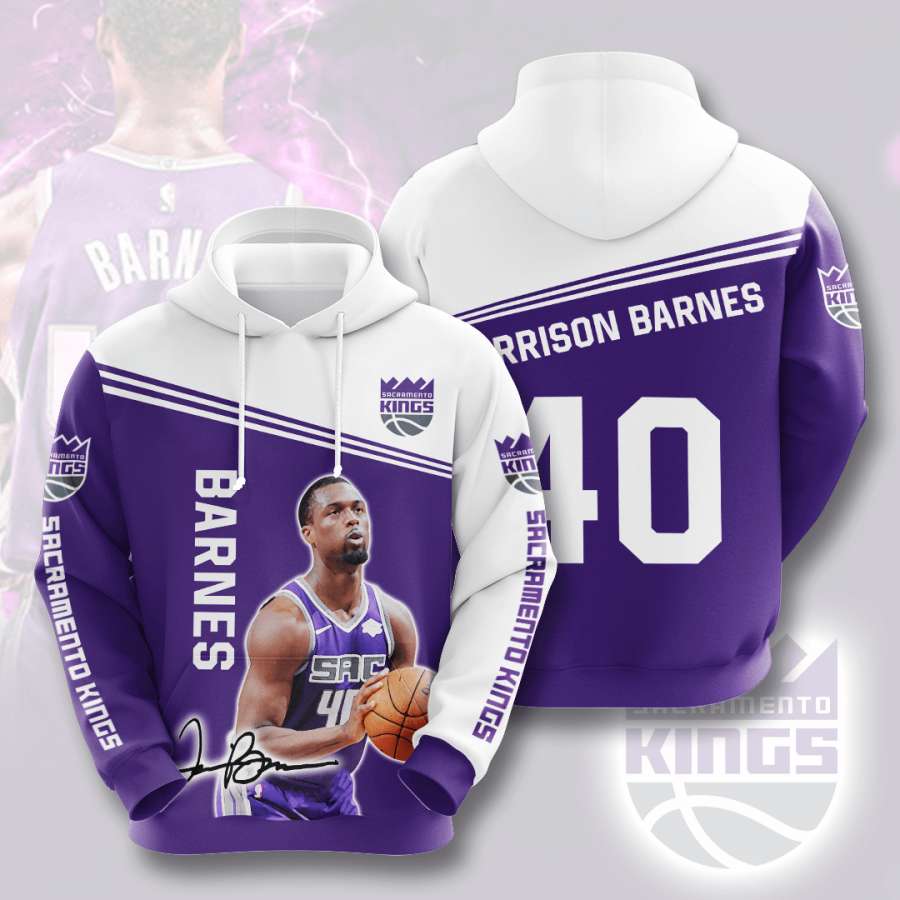 Sacramento Kings Custom Sport All Over Print Hoodie 3D 3