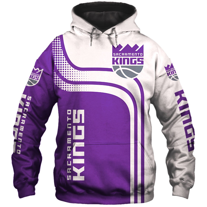 Sacramento Kings Hoodie 3D Zip Hoodie for Fans