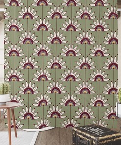 Sage Floral Shower Curtain, Bath, Towel Options