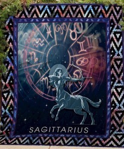 Sagittarius Horoscope Quilt Blanket Bedding Set Great Customized Blanket Gifts For Birthday Christmas Thanksgiving