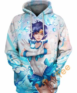 Sailor Mercury Hoodie 3D
