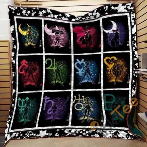 Sailor Moon Dark Art Quilt Blanket Bedding Set