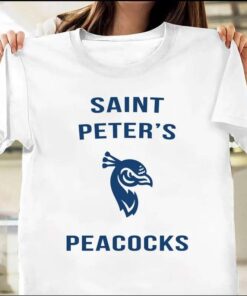 Saint Peters Peacocks Mens Basketball T-Shirt