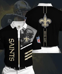 Saints Sports American Football Nfl New Orleans Saints Polo Shirt Shirt All Over Print Shirt 3d T-shirt