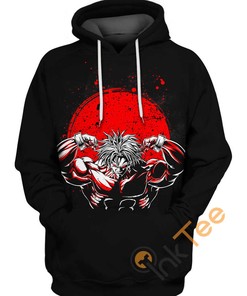 Saiyan Broly Red Moon Hoodie 3D