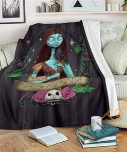 Sally There's Something In The Wind Nightmare Sherpa Fleece Blanket Gifts for Family, for Couple