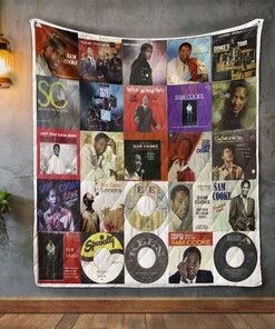 Sam Cooke Album Covers Quilt Blanket Bedding Set