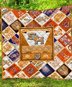 Sam Houston State Bearkats Ncaa Quilt Blanket