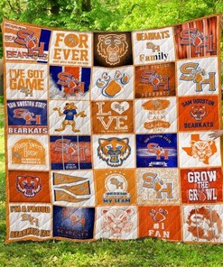 Sam Houston State Bearkats Shsb Quilt Blanket LC4