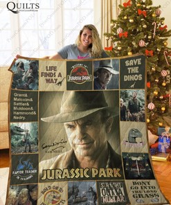 Sam Neil Jurassic Park Ver Collection Quilt Blanket Bedding Set