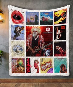 Sammy Hagar Album Covers Quilt Blanket Bedding Set