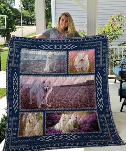 Samoyed Quilt Blanket Bedding Set for Home Décor