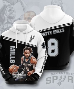 San Antonio Spurs Custom Hoodie 3D