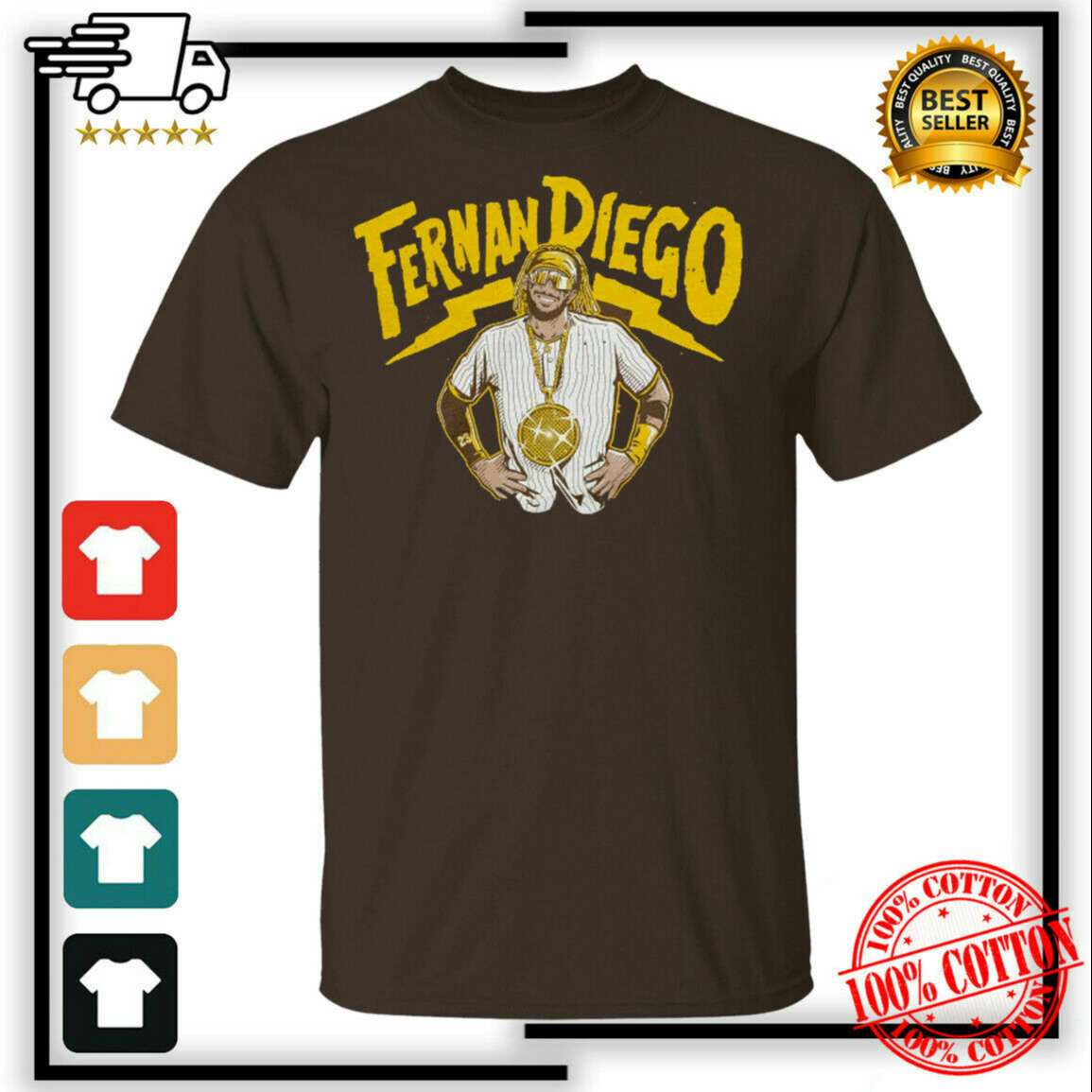 San Diego Padres Fernandiego #23 Fernando Tatis Jr Baseball 2021 T-Shirt