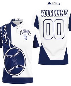 San Diego Padres Personalized 3D All Over Print Polo Shirt