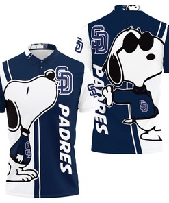 San Diego Padres Snoopy Lover 3d Printed 3D All Over Print Polo Shirt