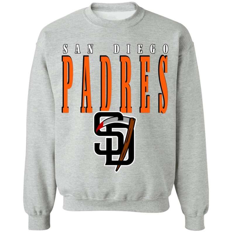 San Diego Padres Vintage Mlb Crewneck Sweatshirt