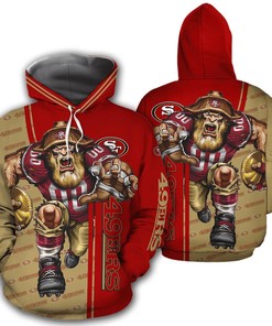 San Francisco 49Ers Hoodie 3D Ultra-Cool Design Gift for Fans