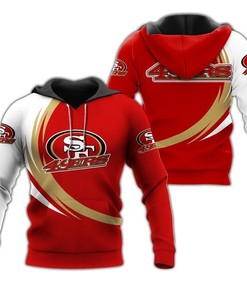 San Francisco 49Ers Hoodie Curve Graphic Gifts for Fans