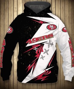 San Francisco 49Ers Hoodie Thunder Graphic Gifts for Fans