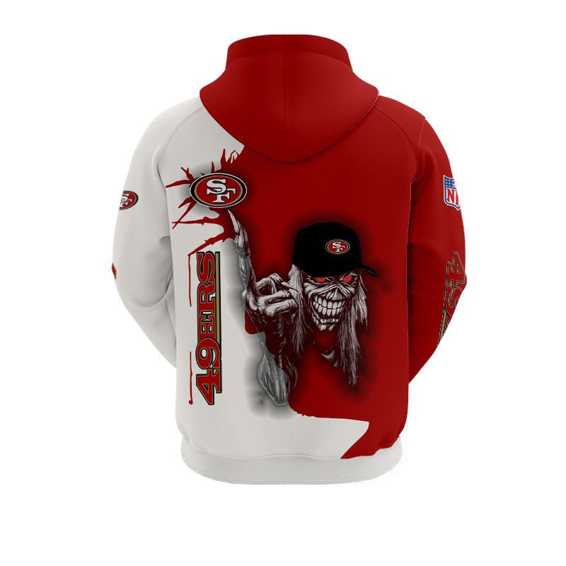 San Francisco 49Ers Hoodie Ultra Death Graphic Gift for Halloween - Image 2