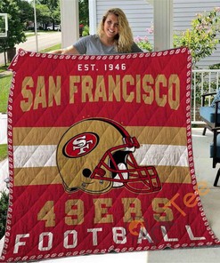San Francisco 49Ers Quilt Blanket Bedding Set