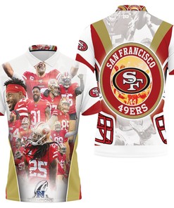 San Francisco 49ers Champions Nfc West Division Super Bowl 2021 3D All Over Print Polo Shirt