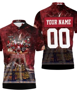 San Francisco 49ers City Night Light Galaxy Signed Personalized 3D All Over Print Polo Shirt