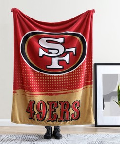 San Francisco 49ers Fleece Blanket Sherpa Blanket Quilt Gifts for Fans