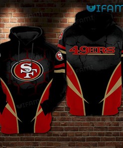 San Francisco 49ers Hoodie 3D Broken Effect 49ers Gift