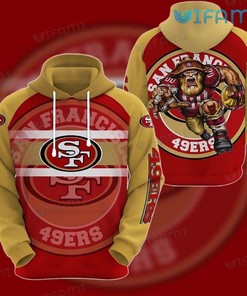 San Francisco 49ers Hoodie 3D Mascot 49ers Gift